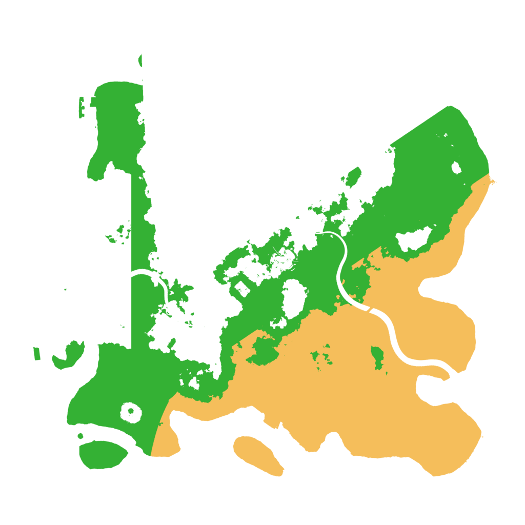 Biome Rust Map: Procedural Map, Size: 3750, Seed: 1564183