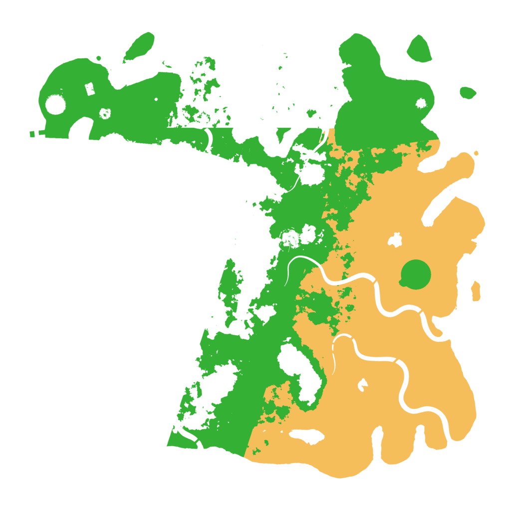 Biome Rust Map: Procedural Map, Size: 4500, Seed: 87725699