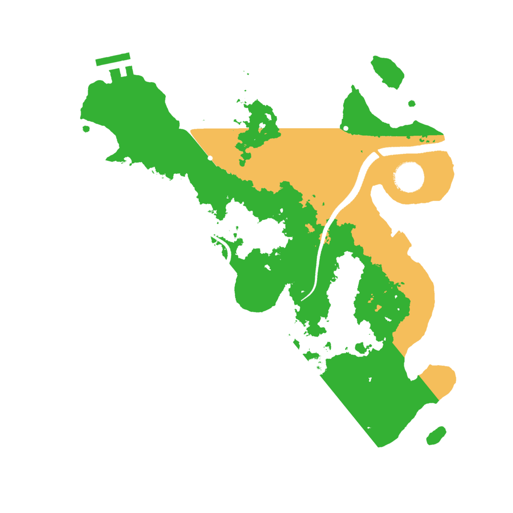 Biome Rust Map: Procedural Map, Size: 3000, Seed: 852457455
