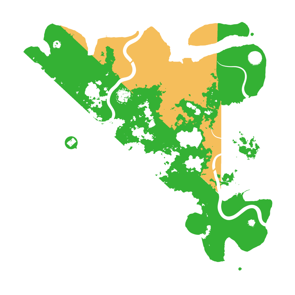 Biome Rust Map: Procedural Map, Size: 3750, Seed: 518115034