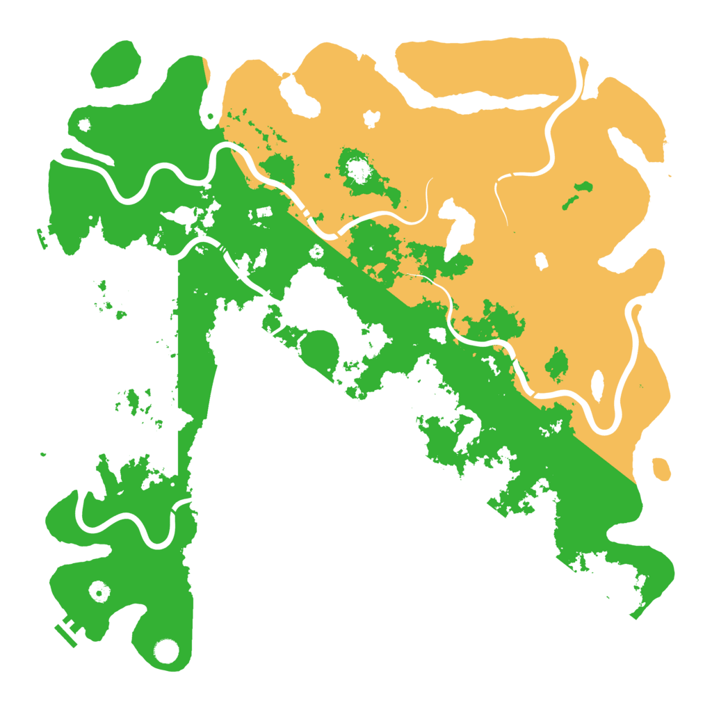 Biome Rust Map: Procedural Map, Size: 5100, Seed: 748120817