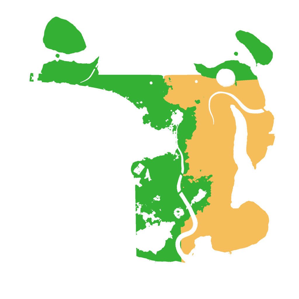 Biome Rust Map: Procedural Map, Size: 3000, Seed: 860316079