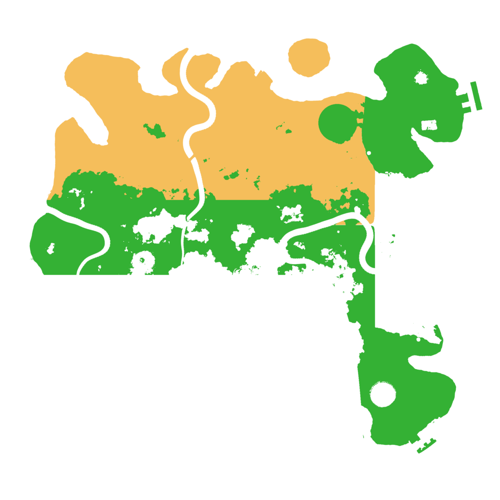 Biome Rust Map: Procedural Map, Size: 3500, Seed: 2728289