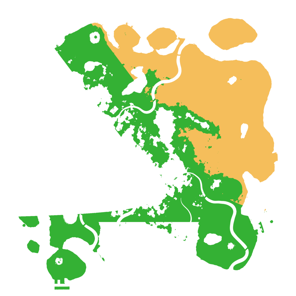 Biome Rust Map: Procedural Map, Size: 4000, Seed: 390656430
