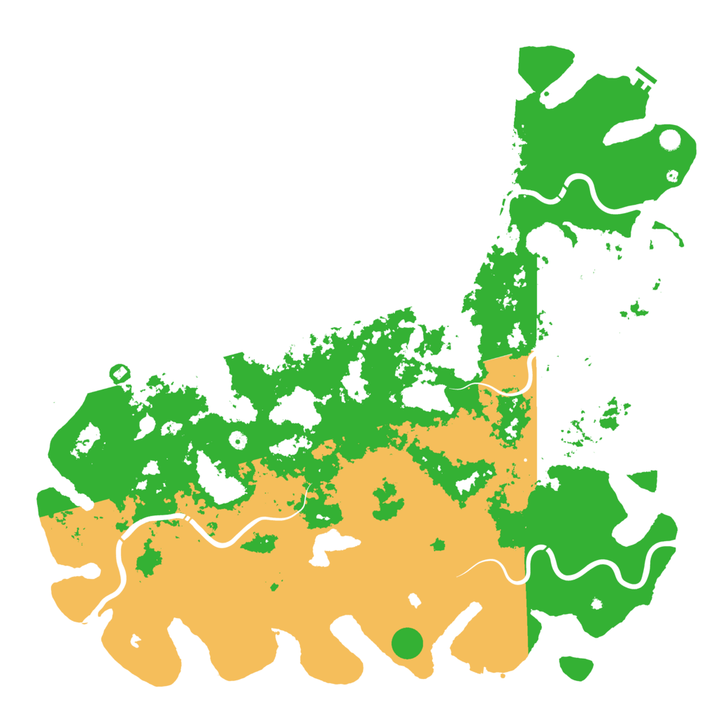 Biome Rust Map: Procedural Map, Size: 6000, Seed: 2129598826