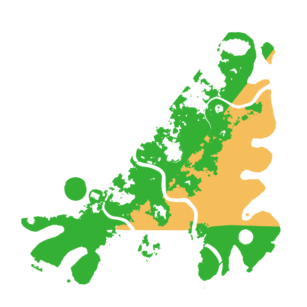 Biome Rust Map: Procedural Map, Size: 3700, Seed: 1886918327