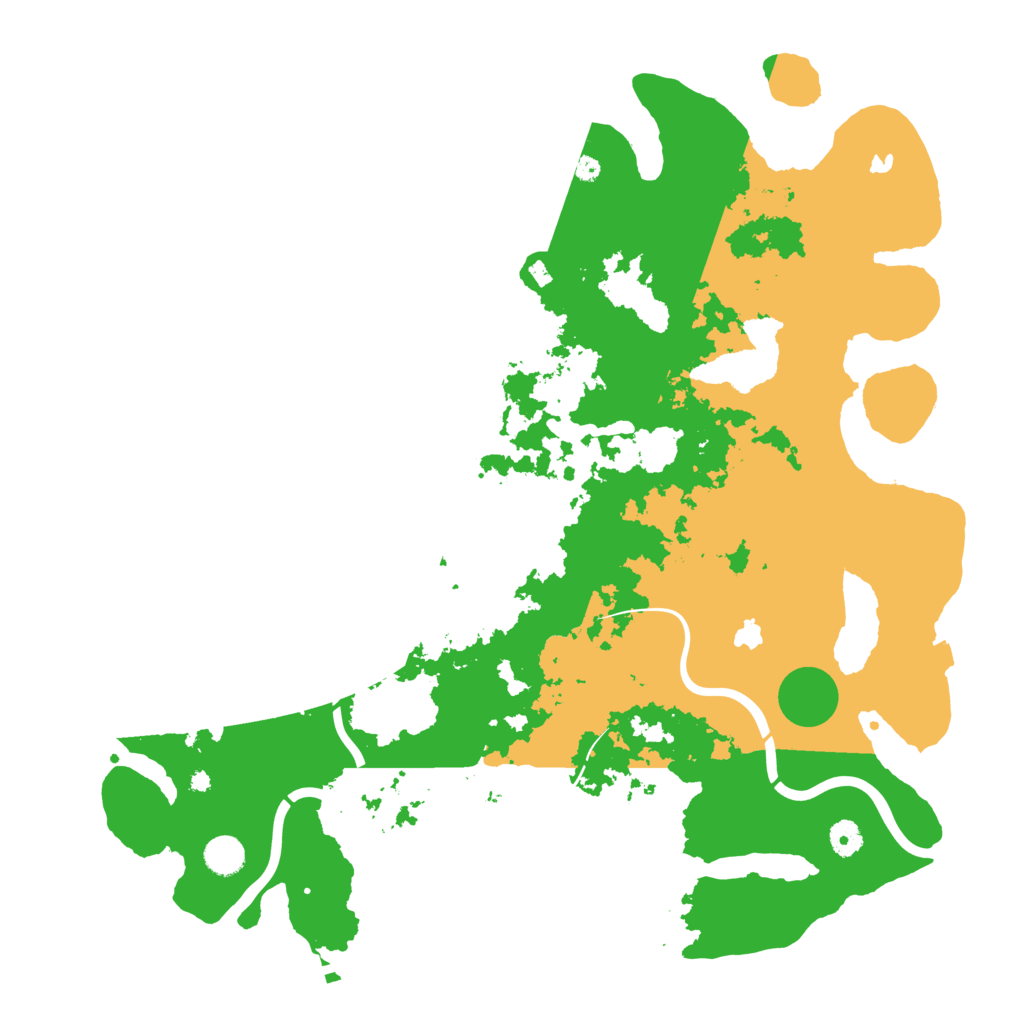 Biome Rust Map: Procedural Map, Size: 4500, Seed: 60850350