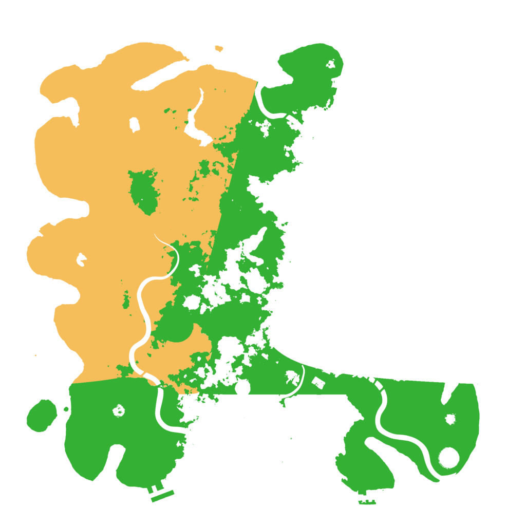 Biome Rust Map: Procedural Map, Size: 4500, Seed: 41870780