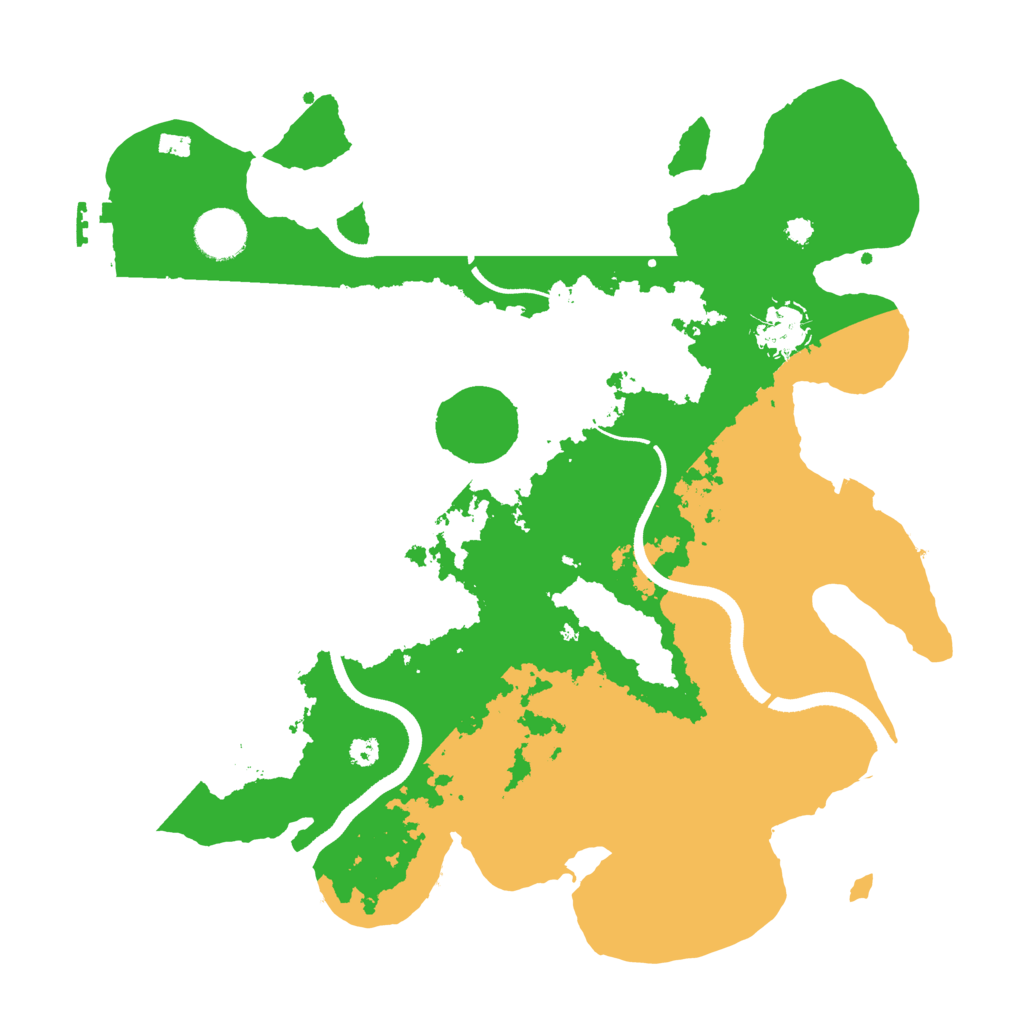 Biome Rust Map: Procedural Map, Size: 3500, Seed: 19879644