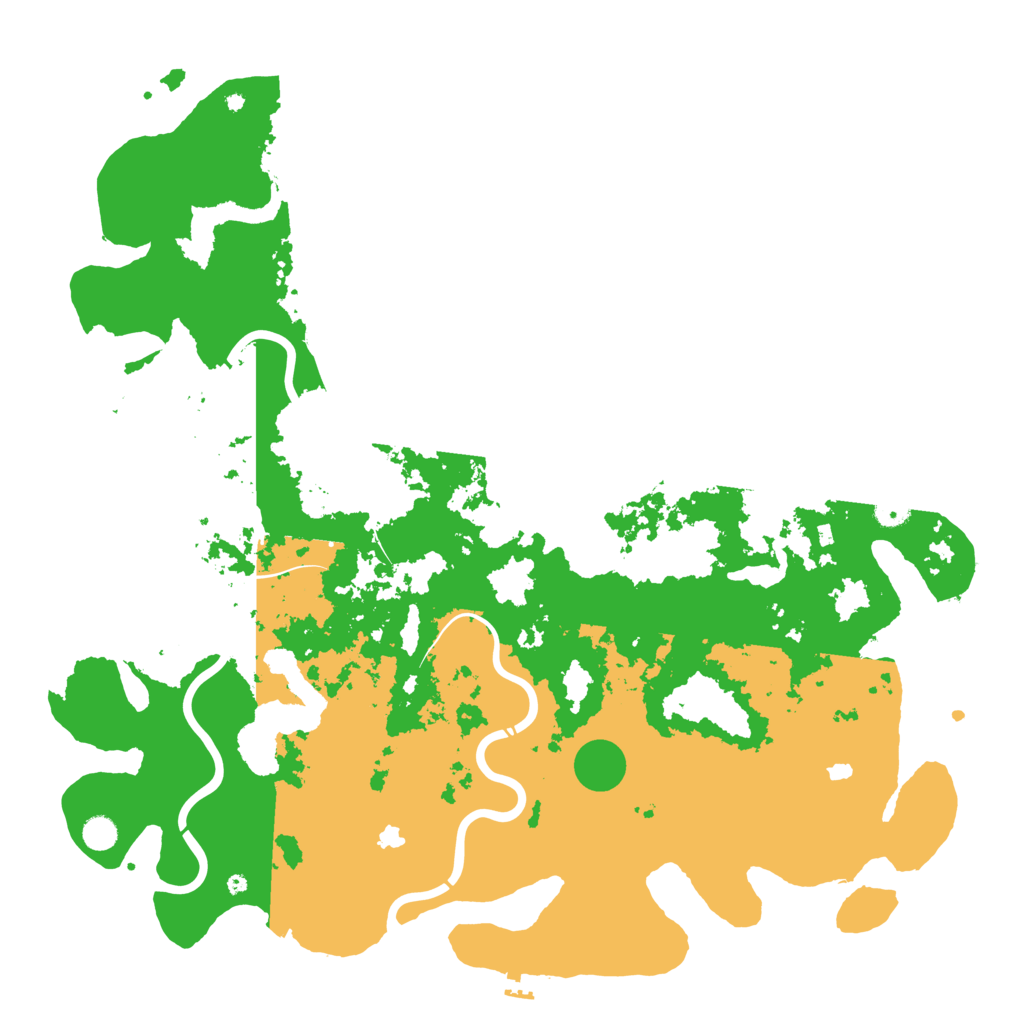 Biome Rust Map: Procedural Map, Size: 5200, Seed: 431517566