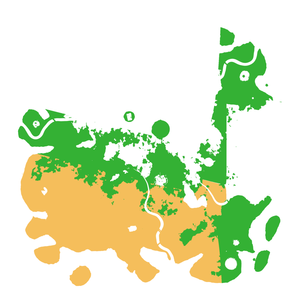 Biome Rust Map: Procedural Map, Size: 4500, Seed: 13639