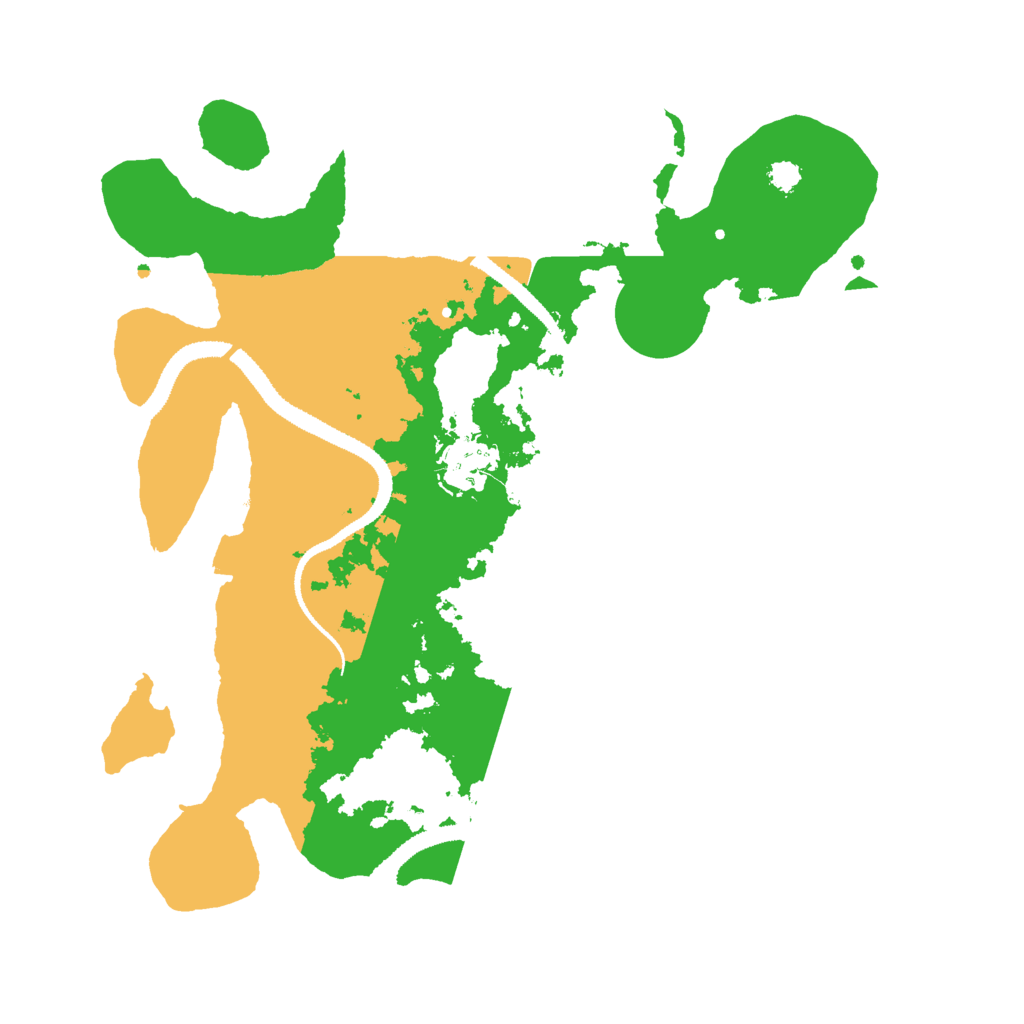 Biome Rust Map: Procedural Map, Size: 3000, Seed: 1317722605