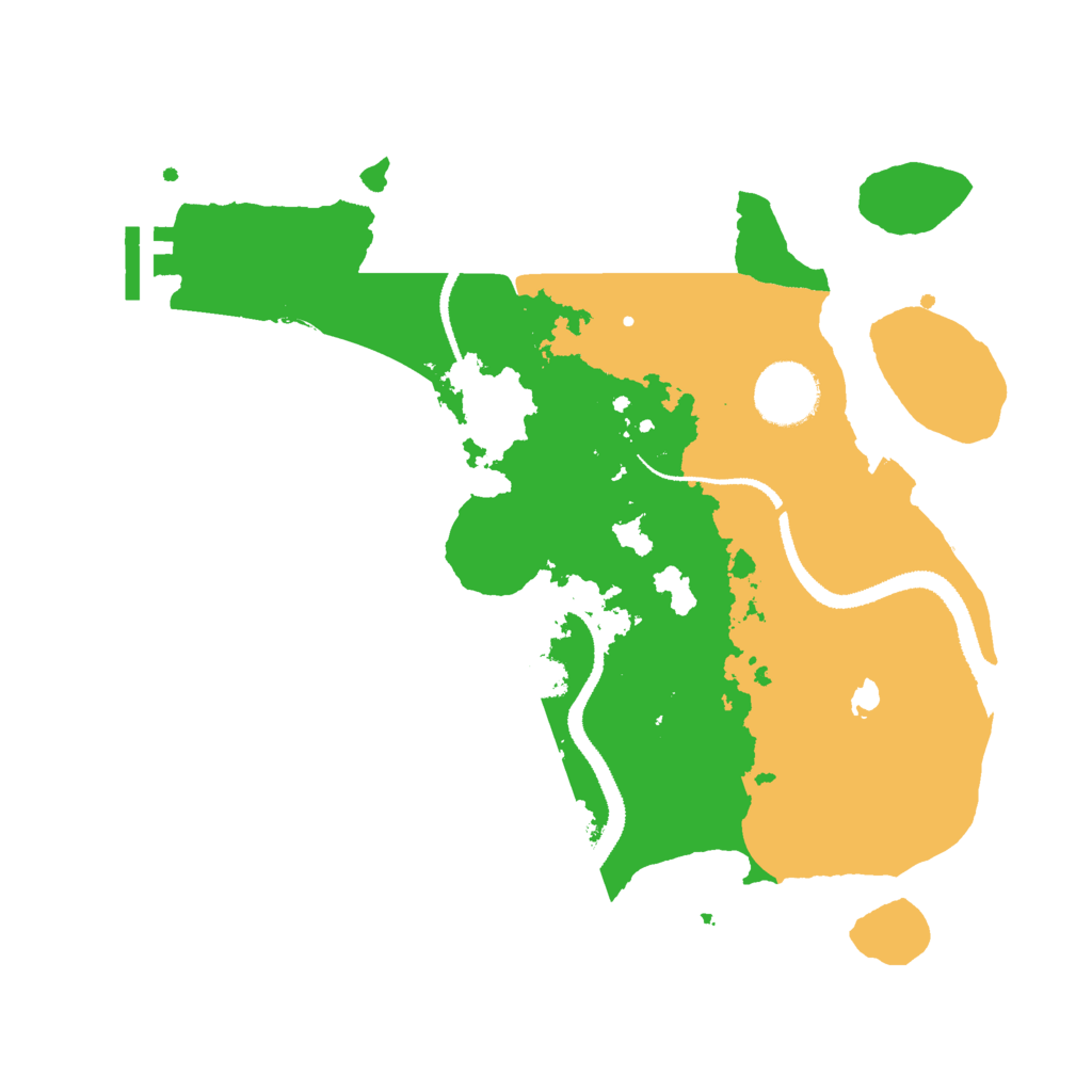 Biome Rust Map: Procedural Map, Size: 3000, Seed: 622013933