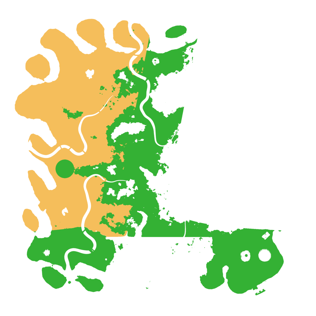 Biome Rust Map: Procedural Map, Size: 4500, Seed: 71234567