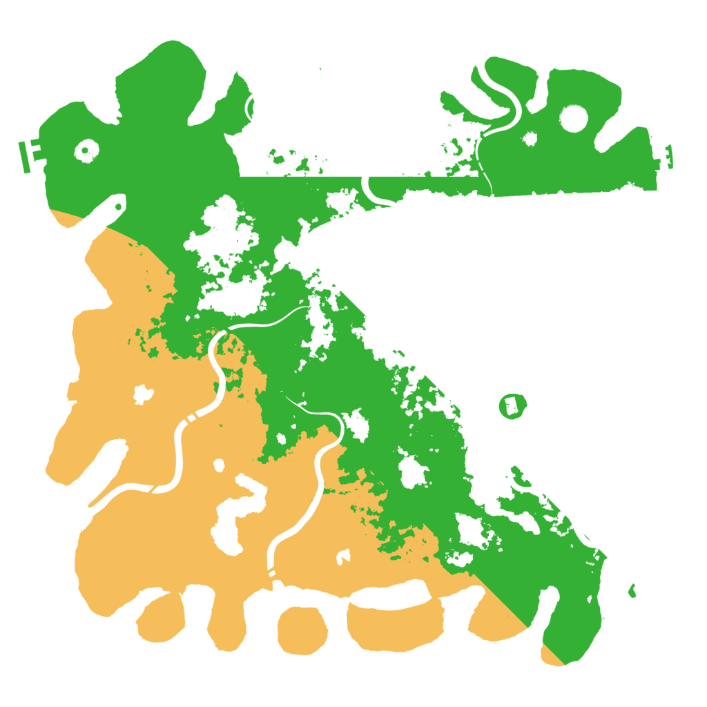 Biome Rust Map: Procedural Map, Size: 4500, Seed: 724640642