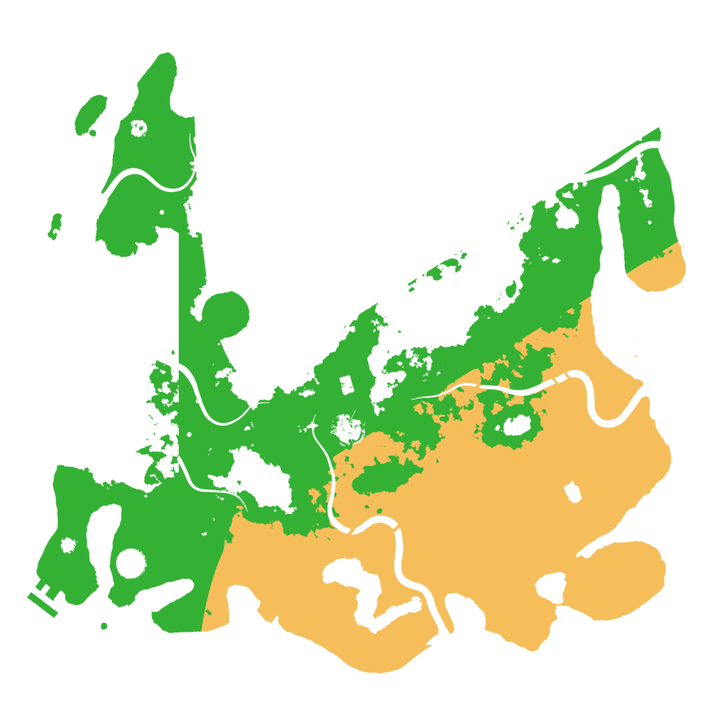 Biome Rust Map: Procedural Map, Size: 4250, Seed: 430432