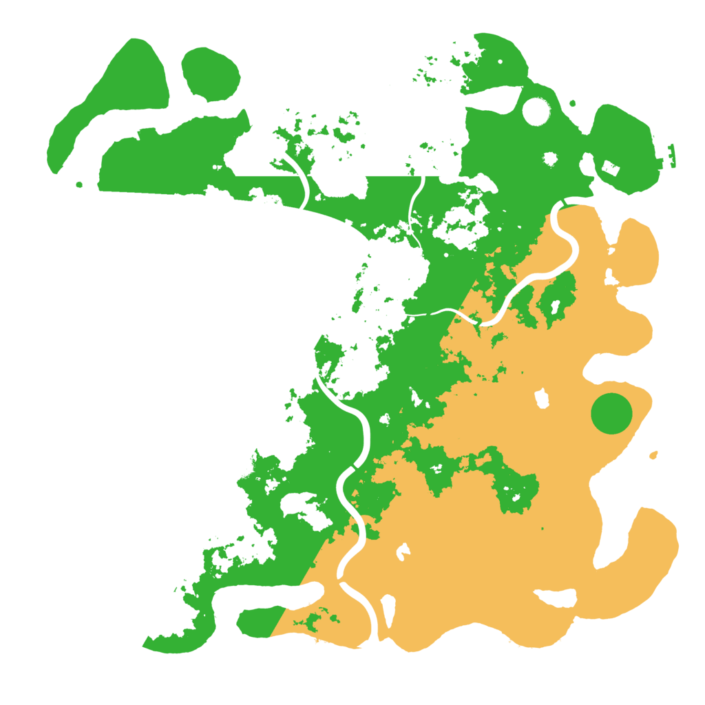 Biome Rust Map: Procedural Map, Size: 4500, Seed: 396912821