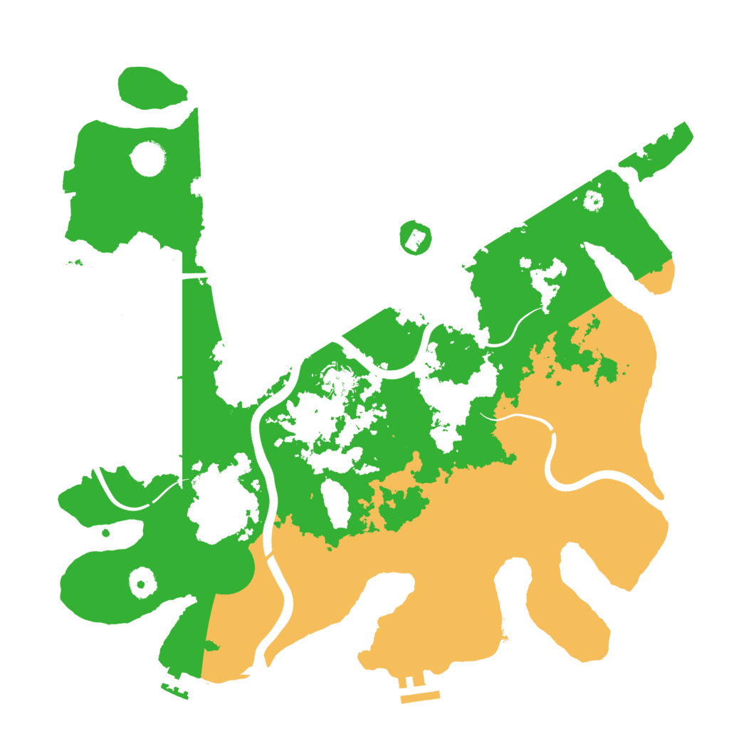 Biome Rust Map: Procedural Map, Size: 3750, Seed: 401581053