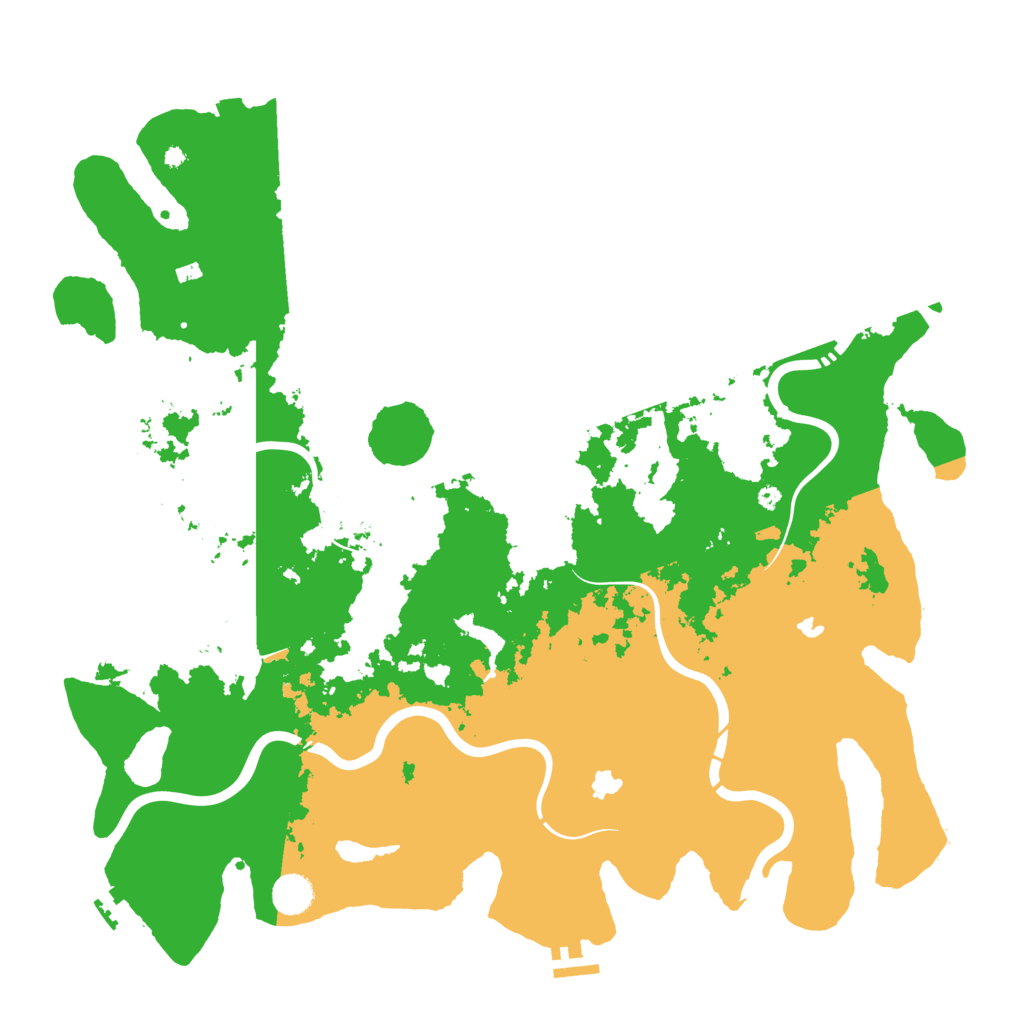 Biome Rust Map: Procedural Map, Size: 4500, Seed: 1394181520