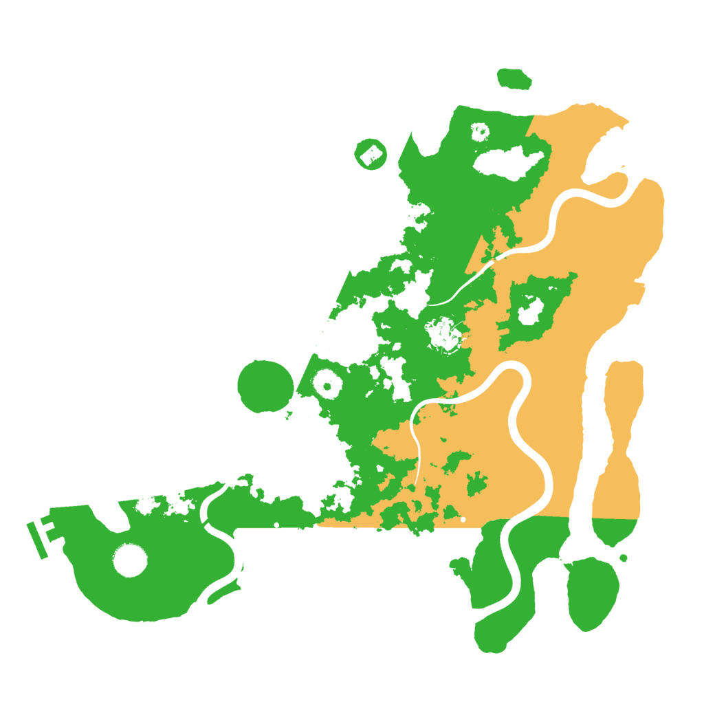 Biome Rust Map: Procedural Map, Size: 3700, Seed: 1489112788