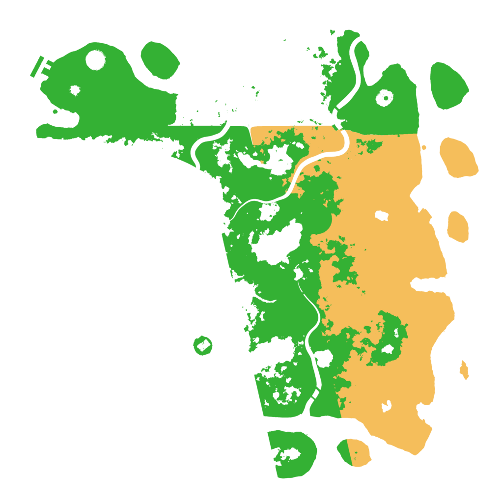 Biome Rust Map: Procedural Map, Size: 4500, Seed: 38430851