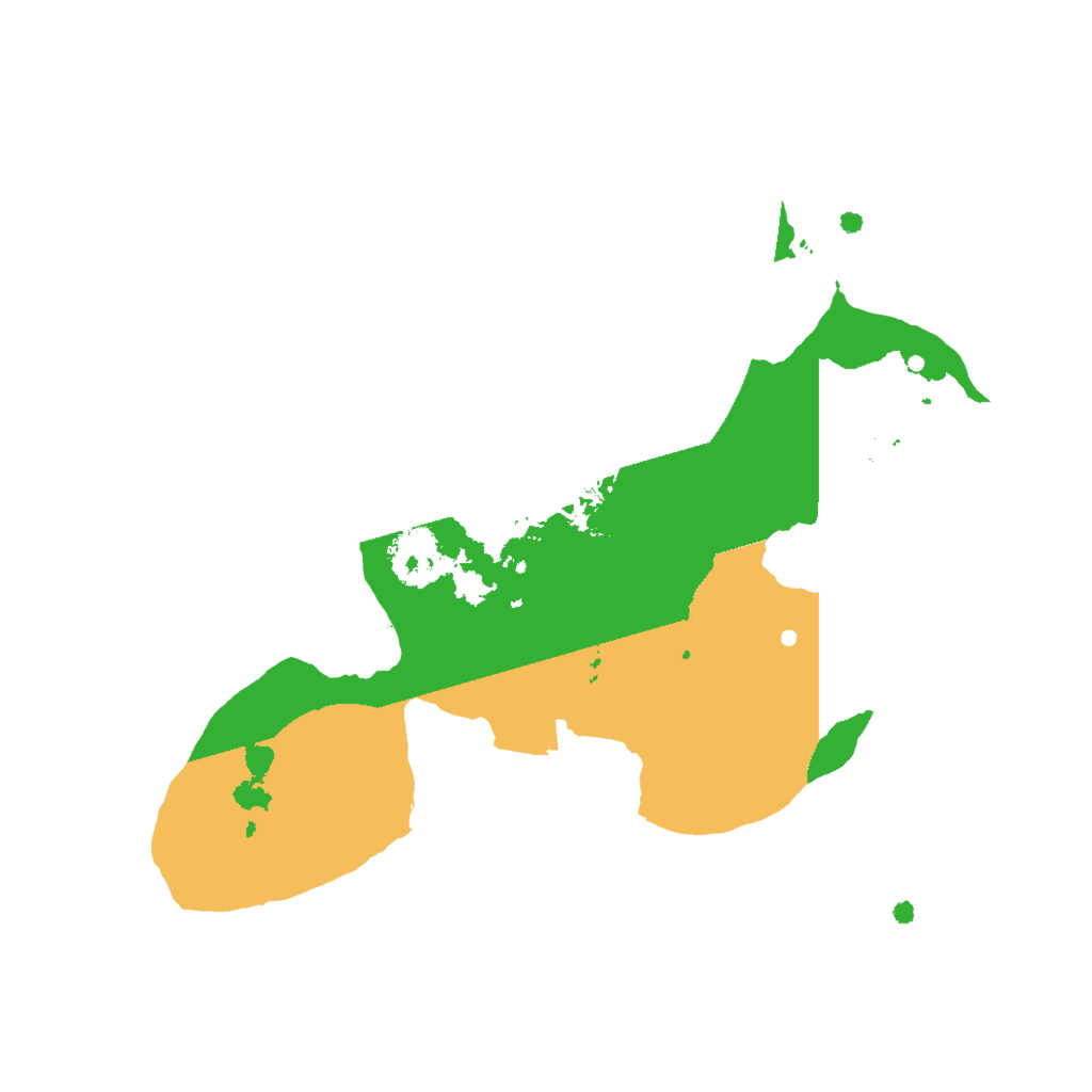 Biome Rust Map: Procedural Map, Size: 2000, Seed: 67502040