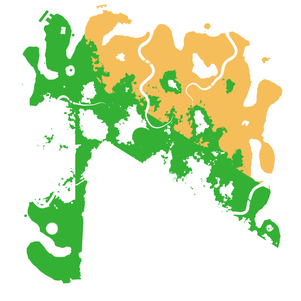 Biome Rust Map: Procedural Map, Size: 4500, Seed: 38525021