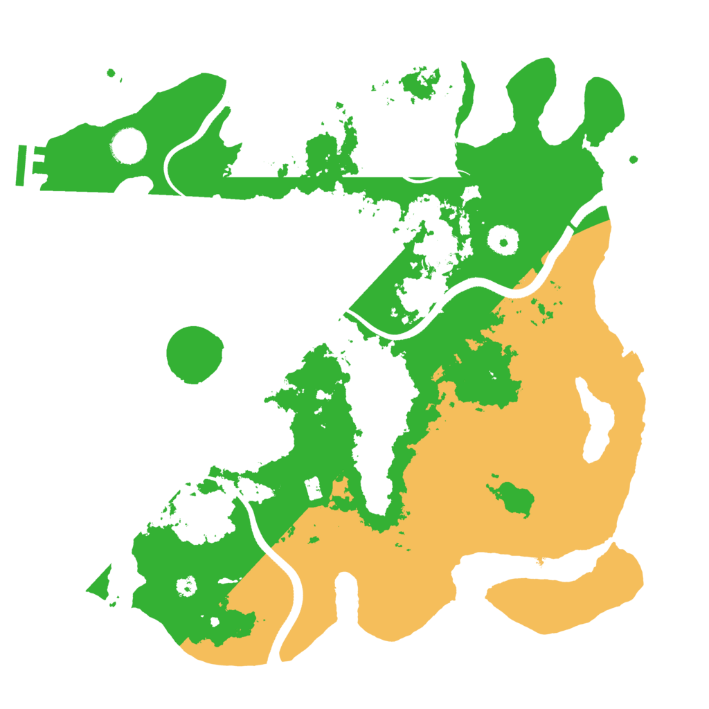 Biome Rust Map: Procedural Map, Size: 3500, Seed: 1246436720