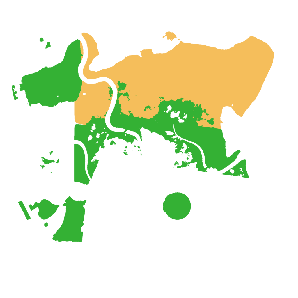 Biome Rust Map: Procedural Map, Size: 3000, Seed: 708440946
