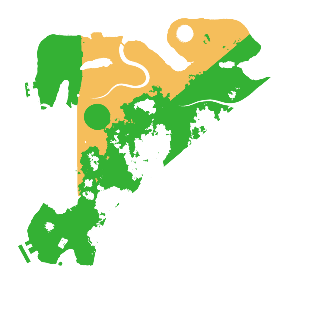 Biome Rust Map: Procedural Map, Size: 3200, Seed: 981601736