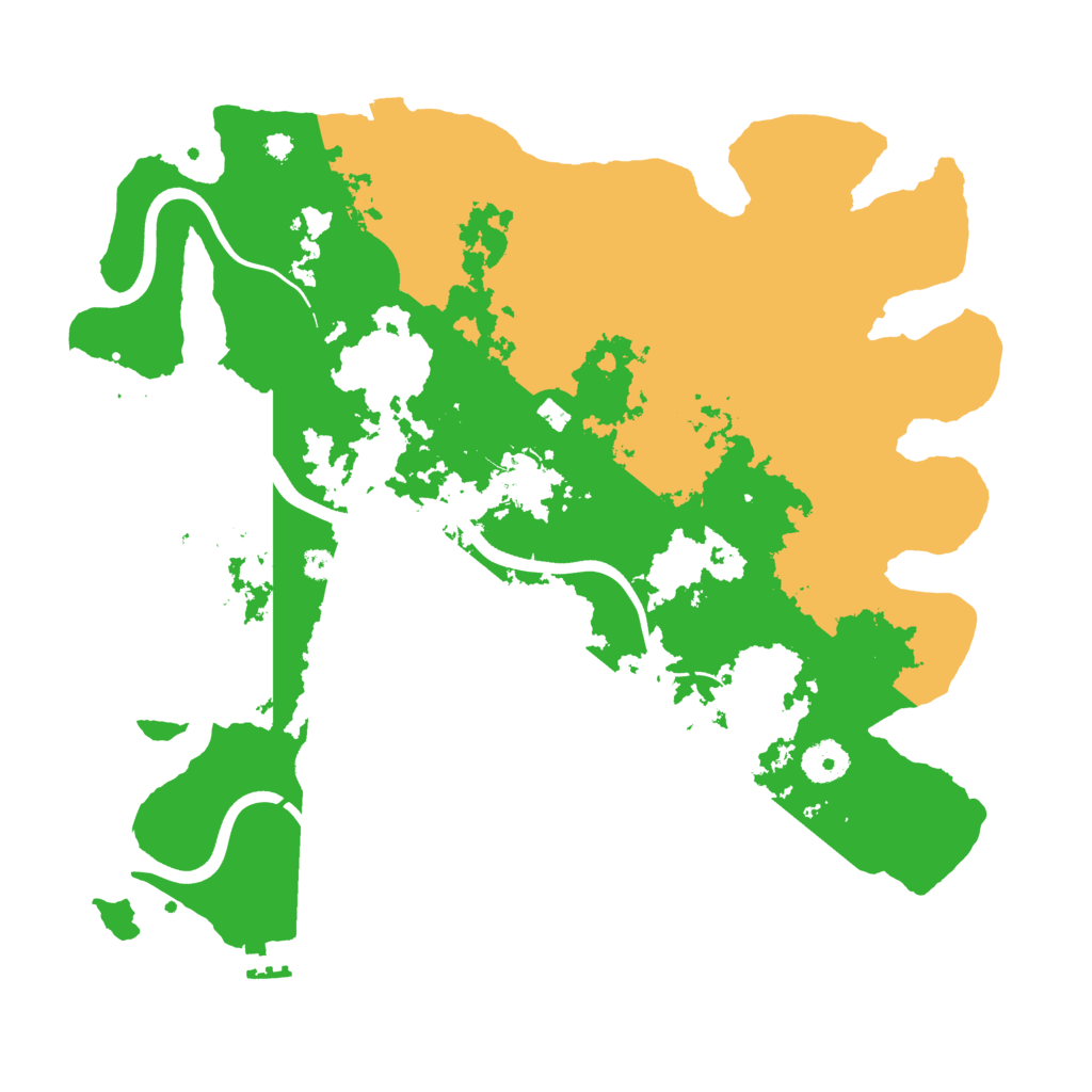 Biome Rust Map: Procedural Map, Size: 3700, Seed: 1516939063
