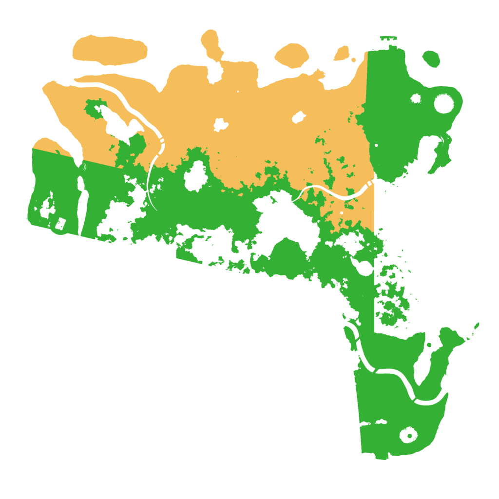 Biome Rust Map: Procedural Map, Size: 4500, Seed: 12788
