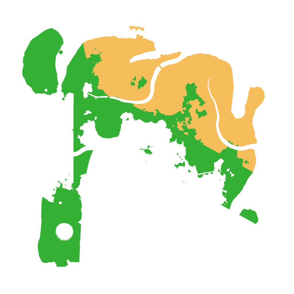 Biome Rust Map: Procedural Map, Size: 3000, Seed: 616715076