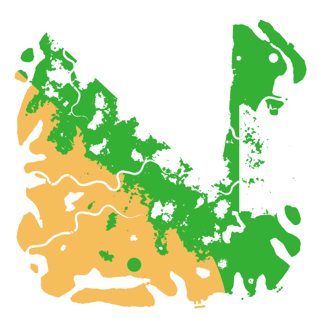 Biome Rust Map: Procedural Map, Size: 6000, Seed: 853664952