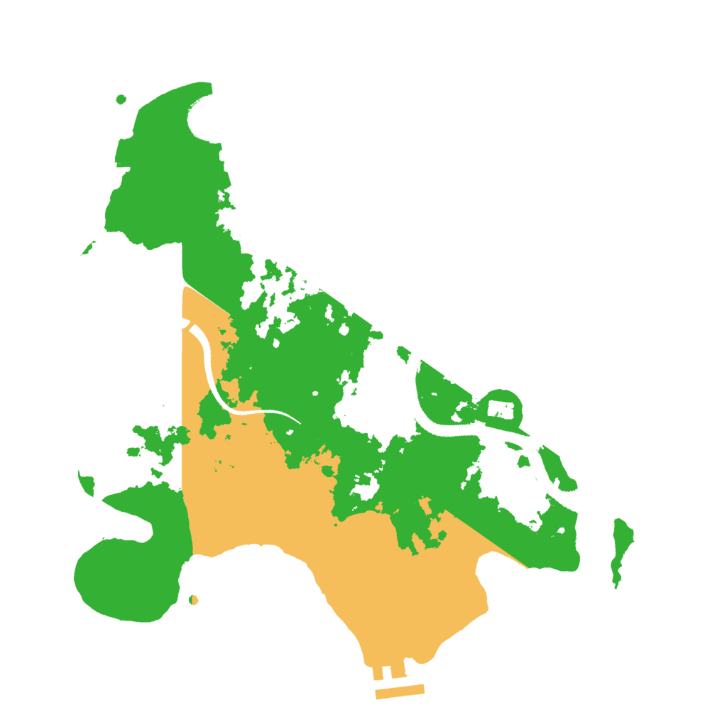 Biome Rust Map: Procedural Map, Size: 3000, Seed: 82384