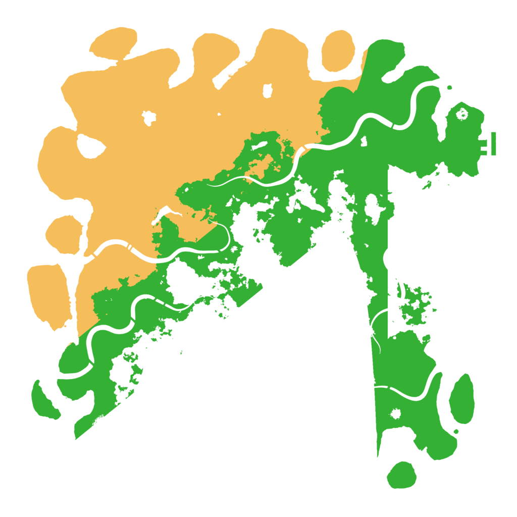 Biome Rust Map: Procedural Map, Size: 4500, Seed: 1390024070