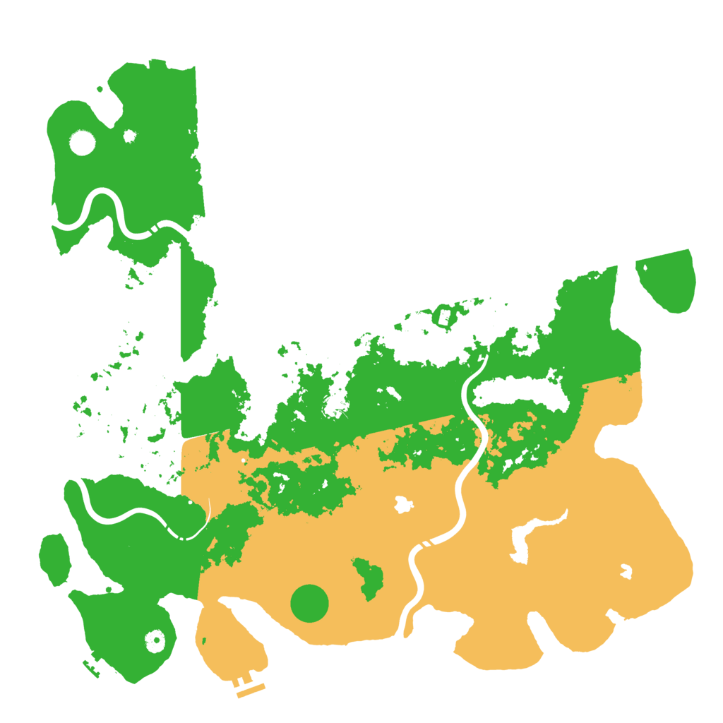 Biome Rust Map: Procedural Map, Size: 5000, Seed: 1644460841