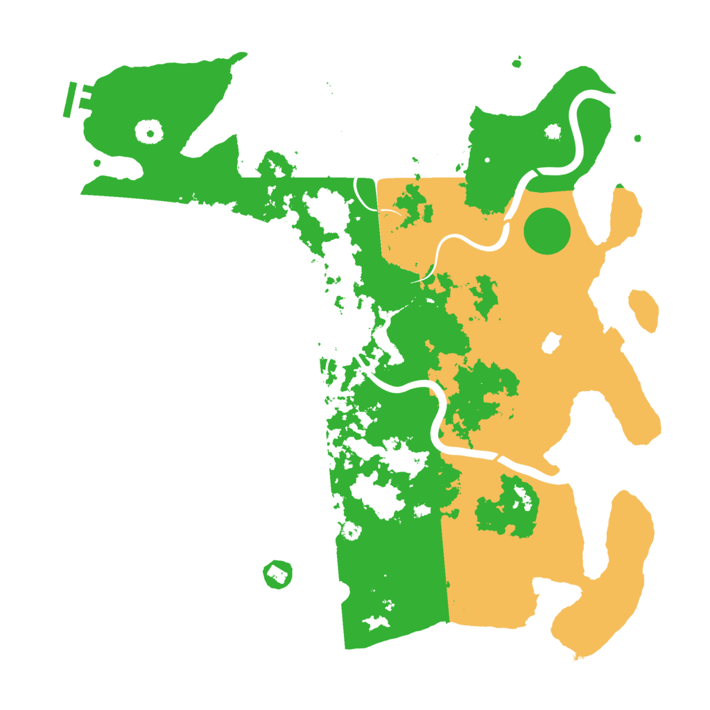 Biome Rust Map: Procedural Map, Size: 4000, Seed: 232956016