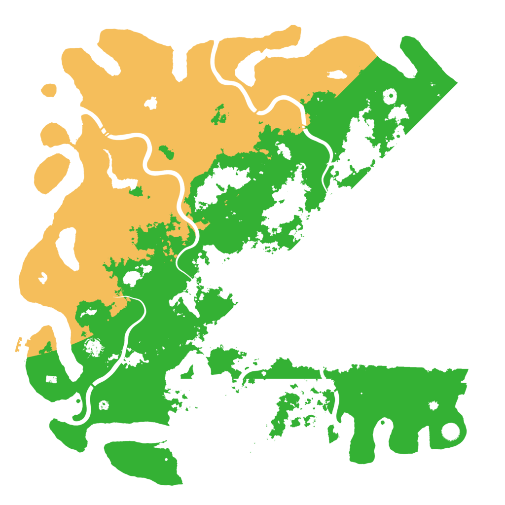 Biome Rust Map: Procedural Map, Size: 5000, Seed: 137131