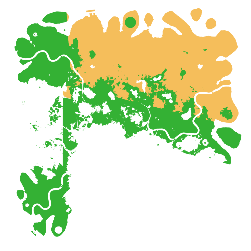 Biome Rust Map: Procedural Map, Size: 6000, Seed: 1972876921