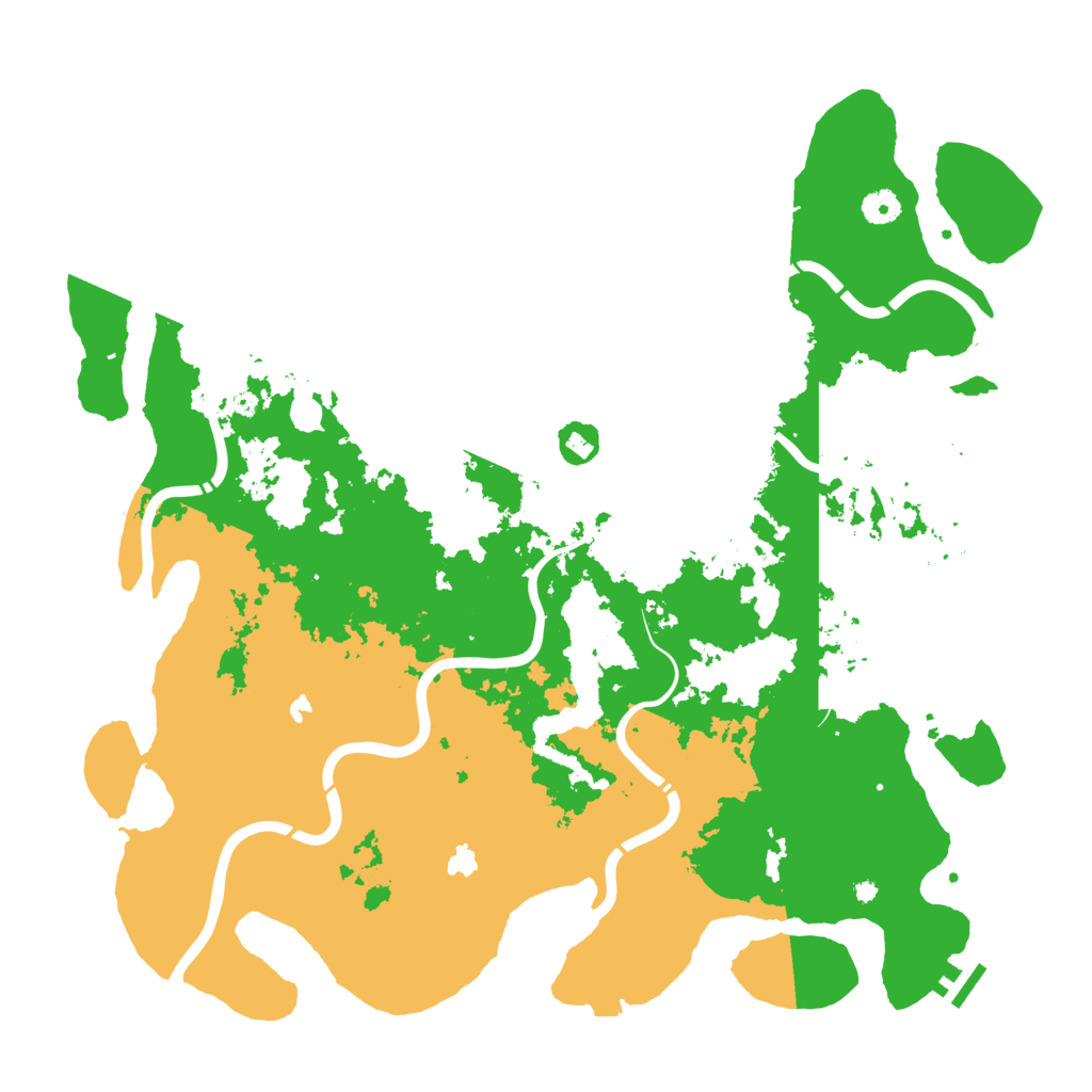 Biome Rust Map: Procedural Map, Size: 4500, Seed: 1869399791