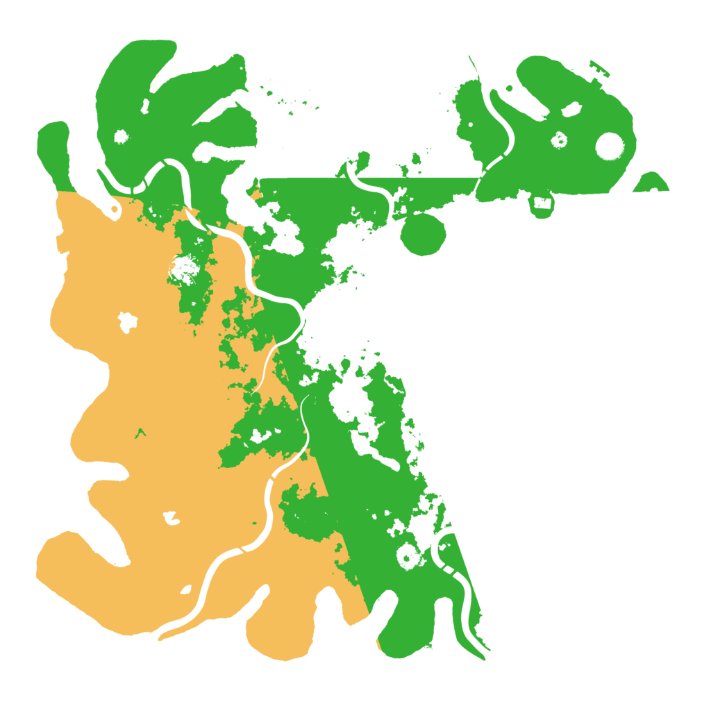 Biome Rust Map: Procedural Map, Size: 4500, Seed: 548343757