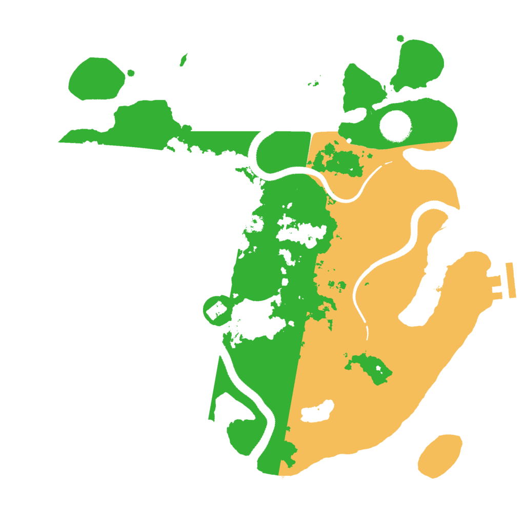 Biome Rust Map: Procedural Map, Size: 3000, Seed: 2134491773