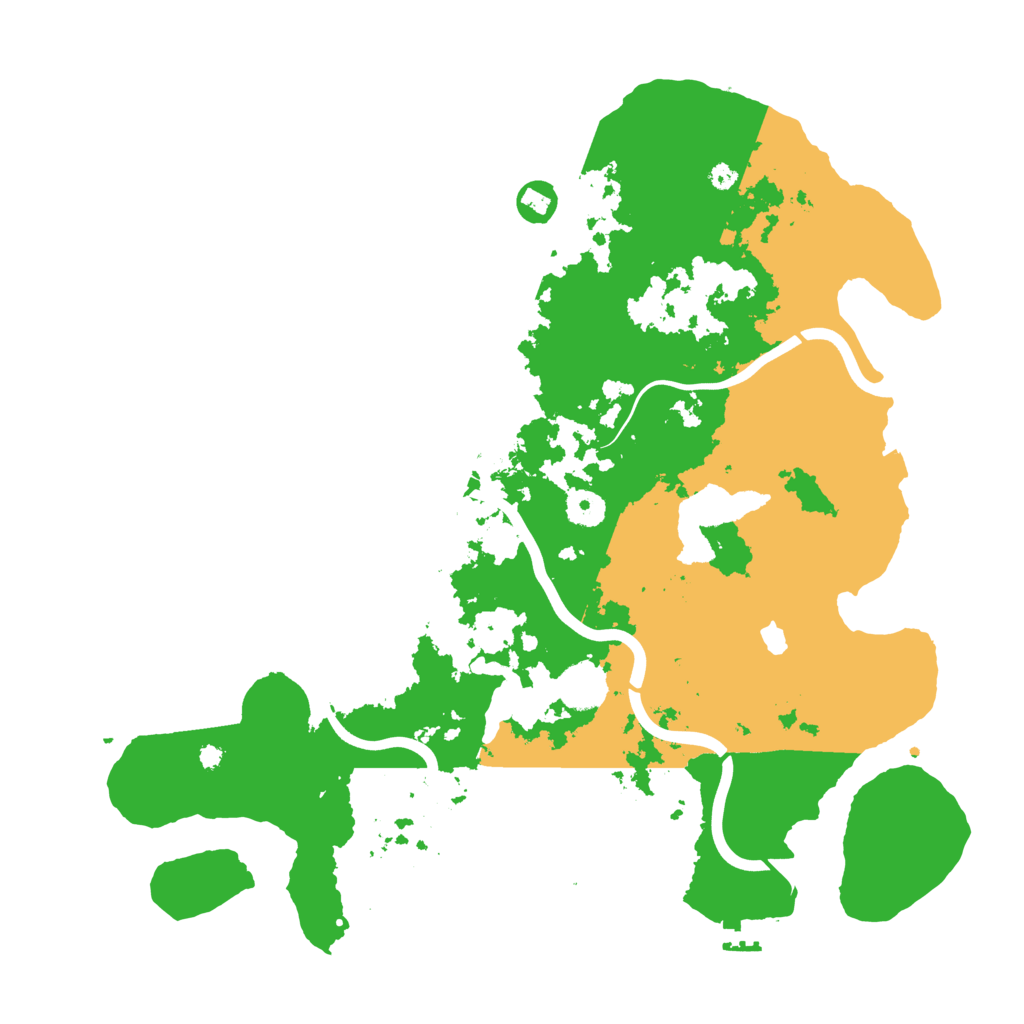 Biome Rust Map: Procedural Map, Size: 4000, Seed: 2011534103