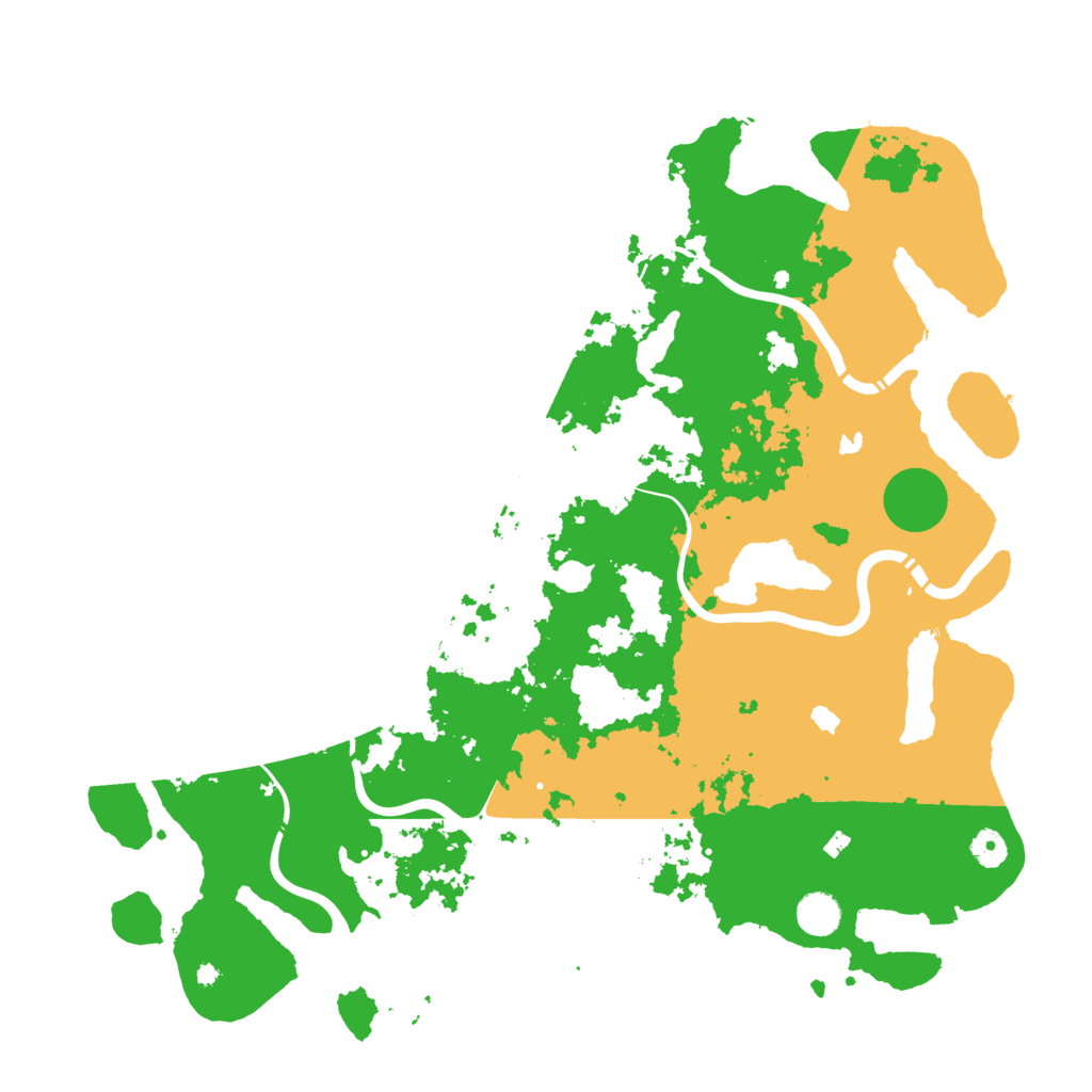 Biome Rust Map: Procedural Map, Size: 4500, Seed: 2079231770