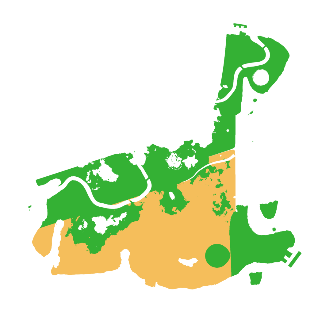 Biome Rust Map: Procedural Map, Size: 3500, Seed: 1406729490