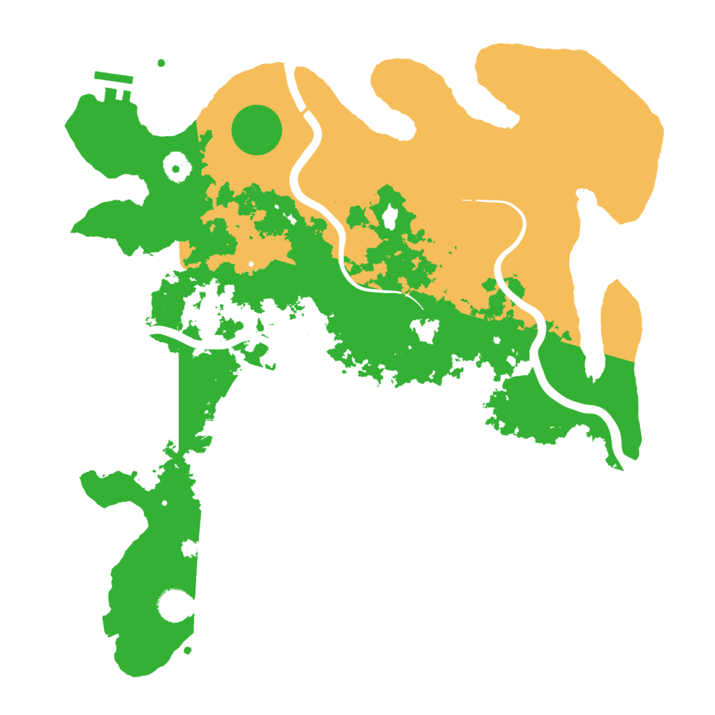 Biome Rust Map: Procedural Map, Size: 3750, Seed: 325556