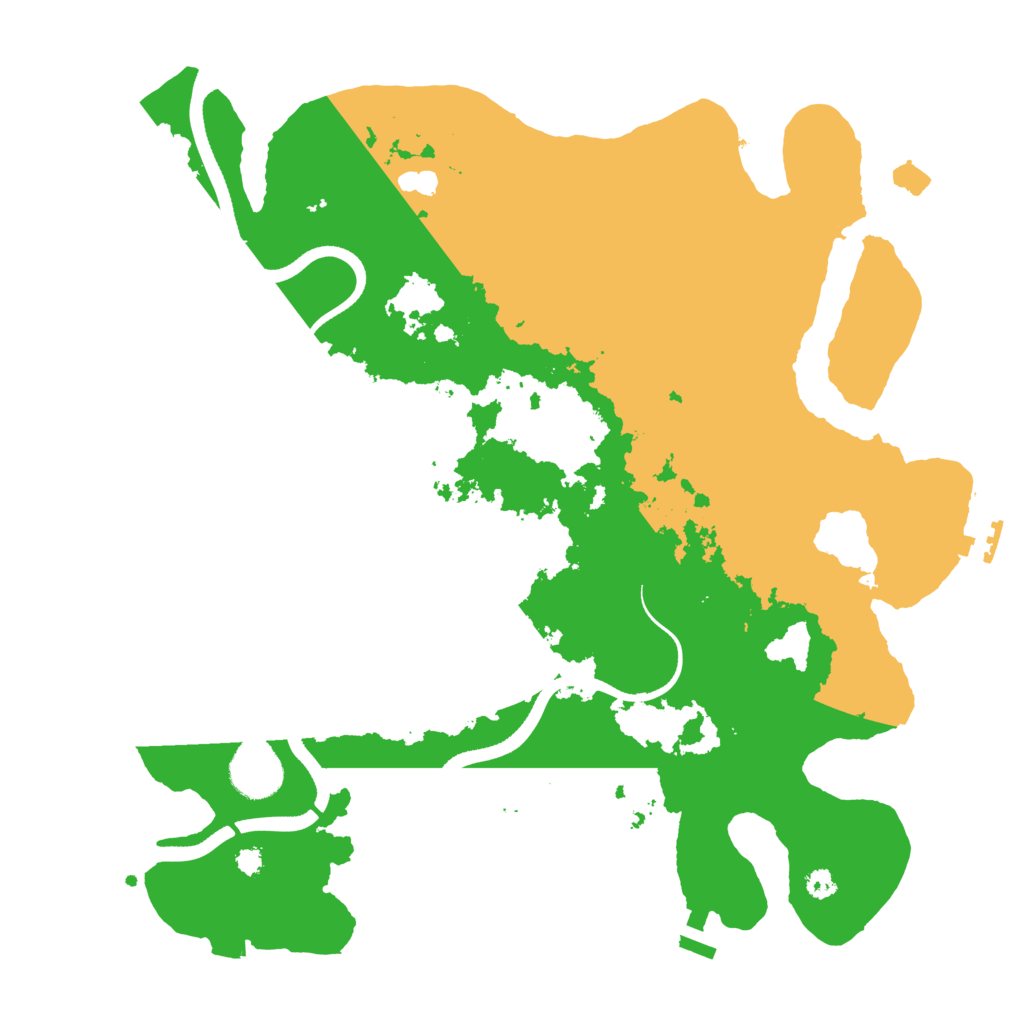 Biome Rust Map: Procedural Map, Size: 3500, Seed: 1814382436