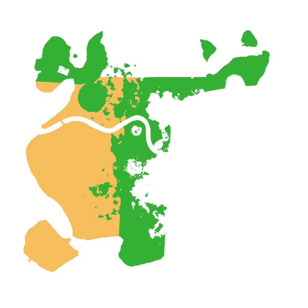 Biome Rust Map: Procedural Map, Size: 3000, Seed: 277160580