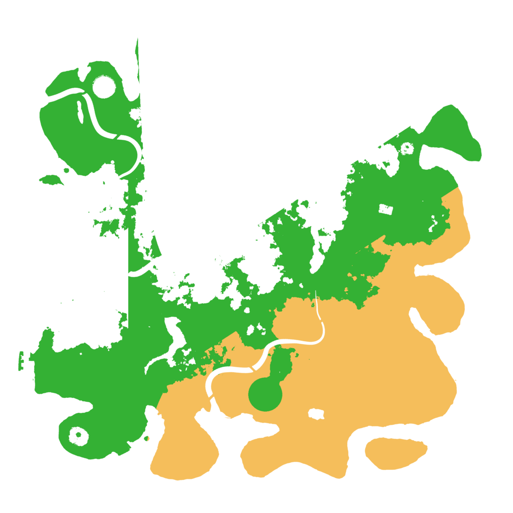 Biome Rust Map: Procedural Map, Size: 4000, Seed: 874387304